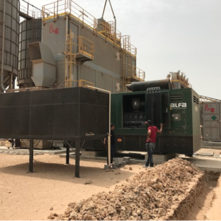 APPROVISIONNEMENT À DAKHLA GÉNÉRATEUR DE 1250 KVA