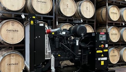 La familia Castaño ha depositado su confianza en Alfa Generators, 100 KVA de energía eléctrica aplicadas a la actividad vinícola.